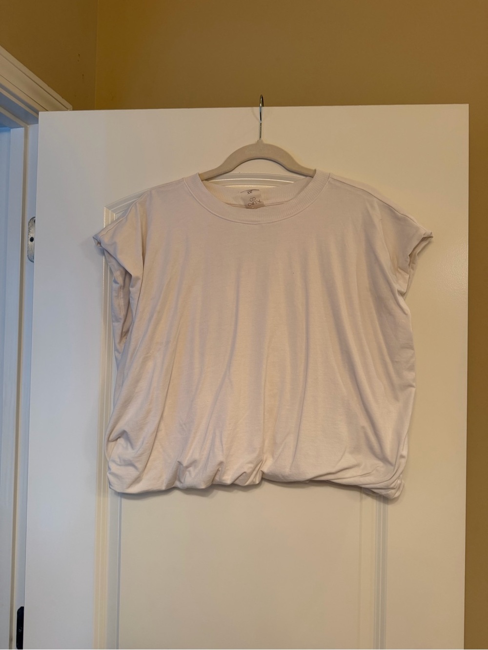 Calia White Women's Tee with Elastic Waist